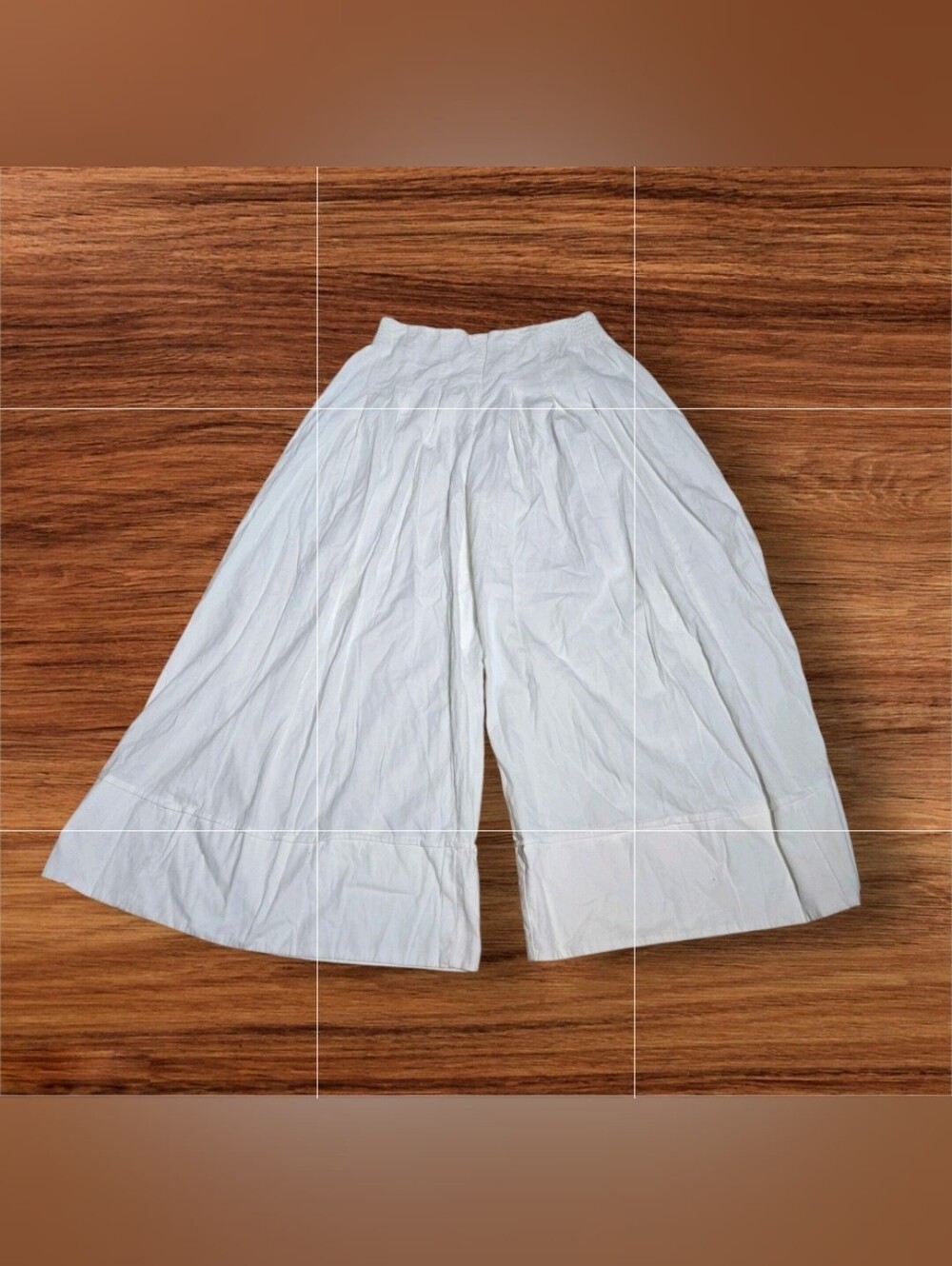 Free People White Ultra Wide Leg Pants